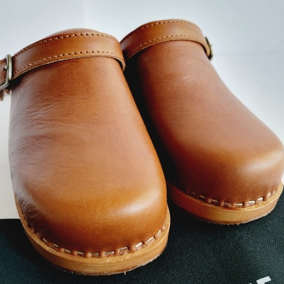 Re/Done 70s style leather clogs - Picture 6 of 8